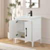 Bathroom Vanity Cabinet with Engineered Marble Top CVI W