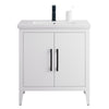 Bathroom Vanity Cabinet with Engineered Marble Top CVI W