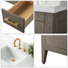 Bathroom Vanity Cabinet with Engineered Marble Top CVI DG