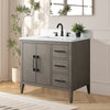 Bathroom Vanity Cabinet with Engineered Marble Top CVI DG