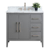 Bathroom Vanity Cabinet with Engineered Marble Top CVI G