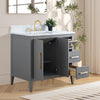 Bathroom Vanity Cabinet with Engineered Marble Top CVI G