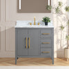 Bathroom Vanity Cabinet with Engineered Marble Top CVI G