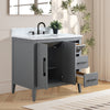 Bathroom Vanity Cabinet with Engineered Marble Top CVI G