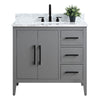 Bathroom Vanity Cabinet with Engineered Marble Top CVI G