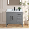 Bathroom Vanity Cabinet with Engineered Marble Top CVI G