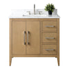 Bathroom Vanity Cabinet with Engineered Marble Top CVI NO