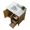 Bathroom Vanity Cabinet with Engineered Marble Top CVI NO