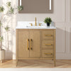 Bathroom Vanity Cabinet with Engineered Marble Top CVI NO