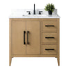 Bathroom Vanity Cabinet with Engineered Marble Top CVI NO