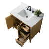 Bathroom Vanity Cabinet with Engineered Marble Top CVI NO