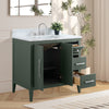 Bathroom Vanity Cabinet with Engineered Marble Top CVI VG