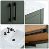 Bathroom Vanity Cabinet with Engineered Marble Top CVI VG