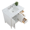 Bathroom Vanity Cabinet with Engineered Marble Top CVI W