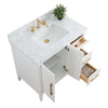 Bathroom Vanity Cabinet with Engineered Marble Top CVI W