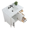 Bathroom Vanity Cabinet with Engineered Marble Top CVI W