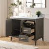 Bathroom Vanity Cabinet with Engineered Marble Top CVI DG