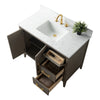 Bathroom Vanity Cabinet with Engineered Marble Top CVI DG