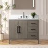 Bathroom Vanity Cabinet with Engineered Marble Top CVI DG