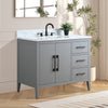 Bathroom Vanity Cabinet with Engineered Marble Top CVI G