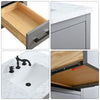 Bathroom Vanity Cabinet with Engineered Marble Top CVI G