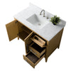 Bathroom Vanity Cabinet with Engineered Marble Top CVI NO