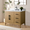 Bathroom Vanity Cabinet with Engineered Marble Top CVI NO