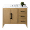 Bathroom Vanity Cabinet with Engineered Marble Top CVI NO