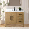 Bathroom Vanity Cabinet with Engineered Marble Top CVI NO