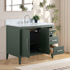 Bathroom Vanity Cabinet with Engineered Marble Top CVI VG