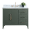 Bathroom Vanity Cabinet with Engineered Marble Top CVI VG