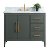 Bathroom Vanity Cabinet with Engineered Marble Top CVI VG