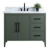 Bathroom Vanity Cabinet with Engineered Marble Top CVI VG