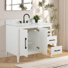 Bathroom Vanity Cabinet with Engineered Marble Top CVI W