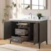 Bathroom Vanity Cabinet with Engineered Marble Top CVI DG