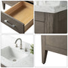 Bathroom Vanity Cabinet with Engineered Marble Top CVI DG