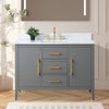 Bathroom Vanity Cabinet with Engineered Marble Top CVI G