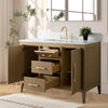 Bathroom Vanity Cabinet with Engineered Marble Top CVI NO