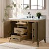 Bathroom Vanity Cabinet with Engineered Marble Top CVI NO