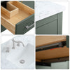 Bathroom Vanity Cabinet with Engineered Marble Top CVI VG