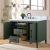 Bathroom Vanity Cabinet with Engineered Marble Top CVI VG