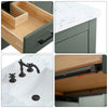 Bathroom Vanity Cabinet with Engineered Marble Top CVI VG