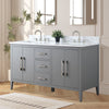 Bathroom Vanity Cabinet with Engineered Marble Top CVI G