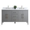 Bathroom Vanity Cabinet with Engineered Marble Top CVI G