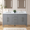 Bathroom Vanity Cabinet with Engineered Marble Top CVI G