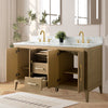 Bathroom Vanity Cabinet with Engineered Marble Top CVI NO