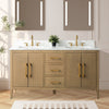 Bathroom Vanity Cabinet with Engineered Marble Top CVI NO