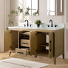 Bathroom Vanity Cabinet with Engineered Marble Top CVI NO