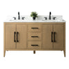 Bathroom Vanity Cabinet with Engineered Marble Top CVI NO