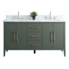 Bathroom Vanity Cabinet with Engineered Marble Top CVI VG